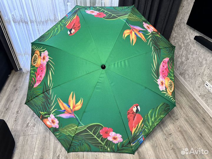 Надежный пляжный садовый зонт 200 см с подставкой