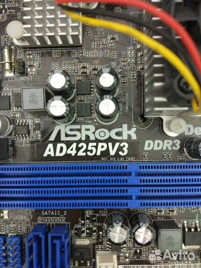 Материнская плата с процессором ASRock AD425PV3