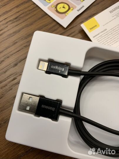 Провод baseus оригинал lightning - USB 1м