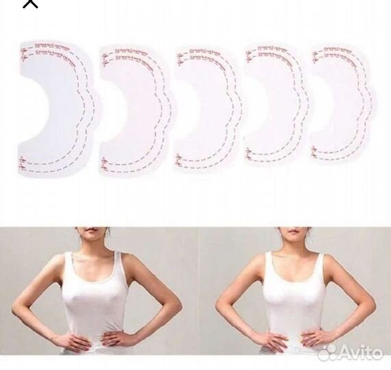 Наклейки невидимки на грудь Dentelle