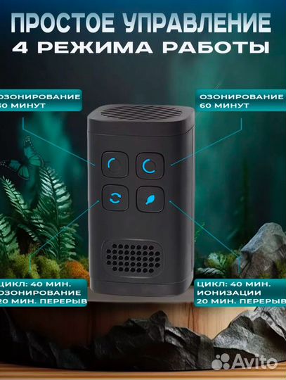 Озонатор и ионизатор 2в1 для дома