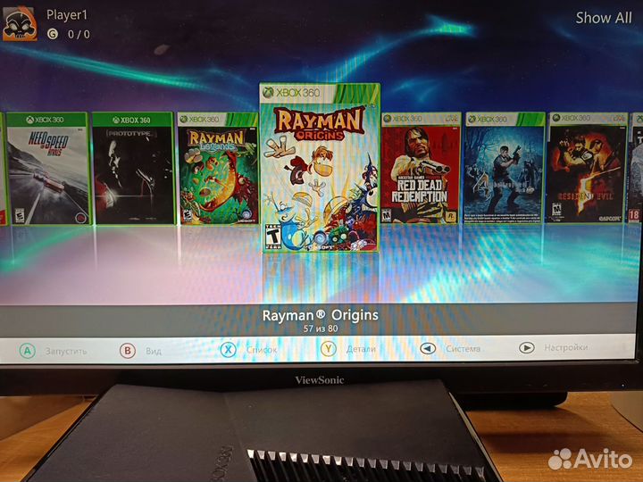 Xbox 360S 500Gb FreeBoot 80 Игр 2 Джоя