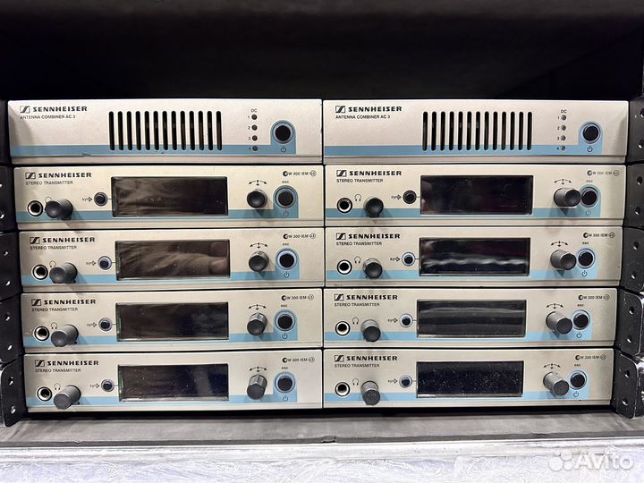 Sennheiser iem g3 - 8 систем, 2 комбайна
