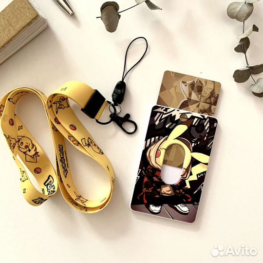 Держатель для пропуска/карты Пикачу