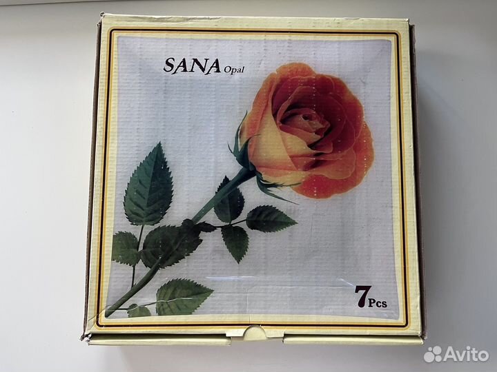 Набор квадратных тарелок