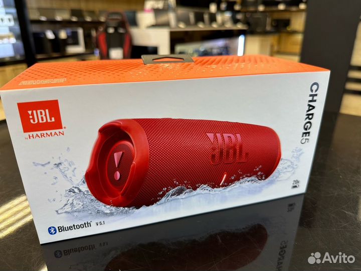 New Портативная колонка JBL Charge 5 RED 40 Вт