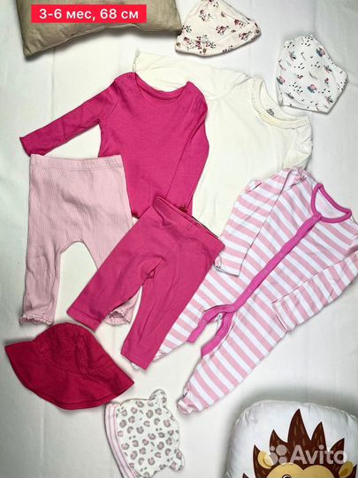 Пакет одежды на девочку 56-62