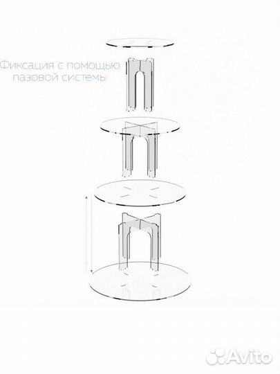 Подставка под торт и капкейки