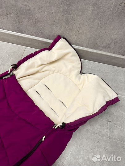 Зимний конверт в коляску stokke