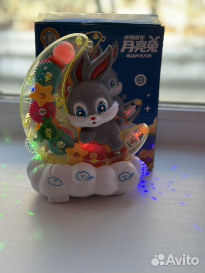 Музыкальная игрушка Зайка на луне