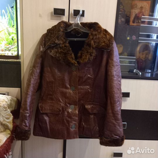 Куртка дубленка женская