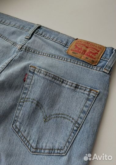 Джинсы levis 502 голубые мужские