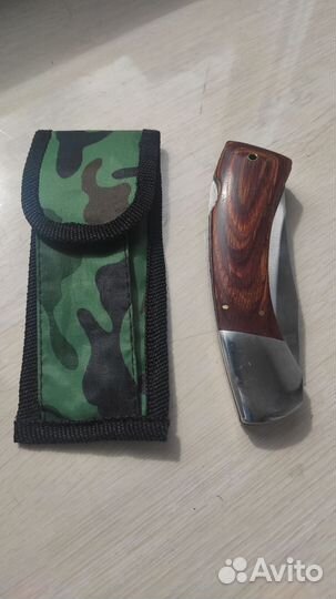 Нож складной с чехлом