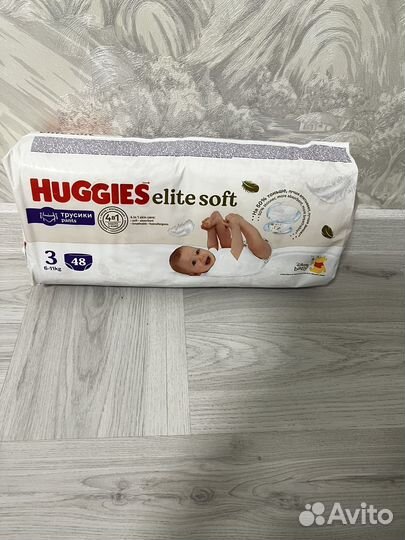 Подгузники трусики Huggies Elite Soft 3 (6-11 кг)