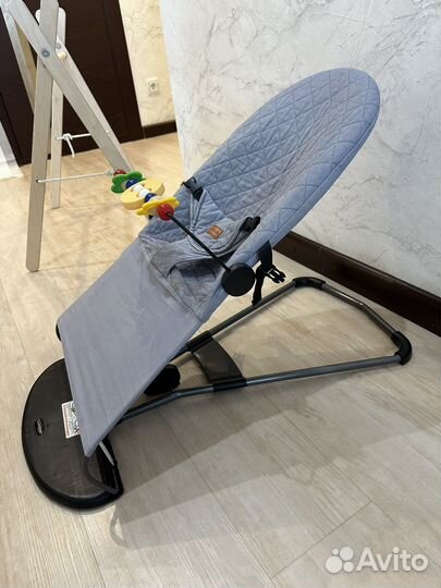 Шезлонг детский + стойка монтессори