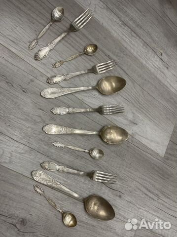 Столовые приборы из мельхиора