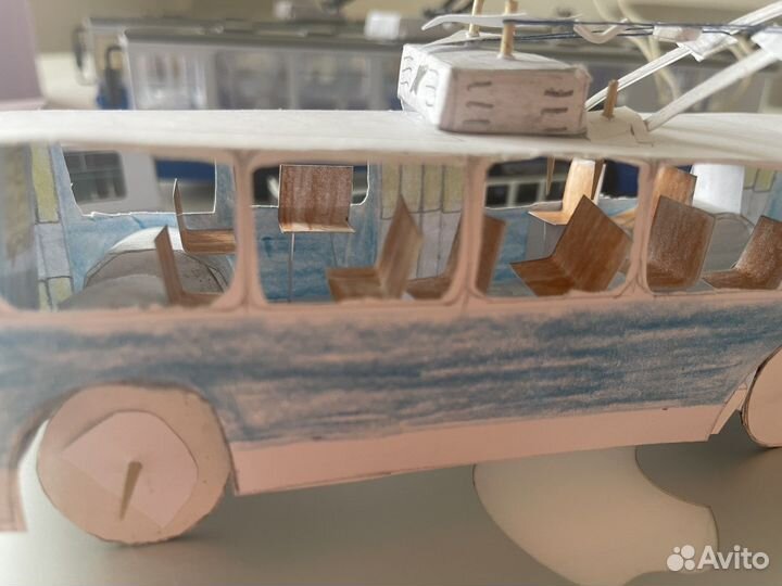 Модель троллейбуса зиу-682Г