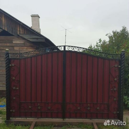 Кованые ворота заборы