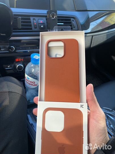 Кожаный чехол MagSafe