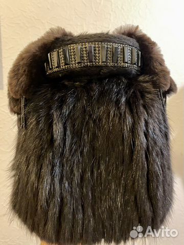 Шапка зимняя норковая женская