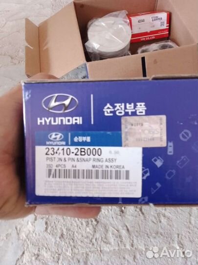 Hyundai solaris ремонтный поршня g4fc g4fa g4fg