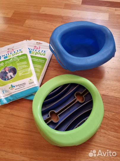 Горшок дорожный детский Potette Plus 2-в-1