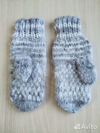 Варежки из собачего пуха