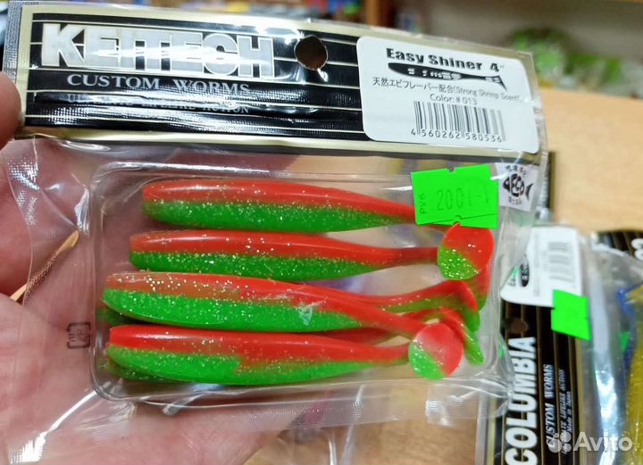 Keitech, Diamond, Columbia силиконовые приманки