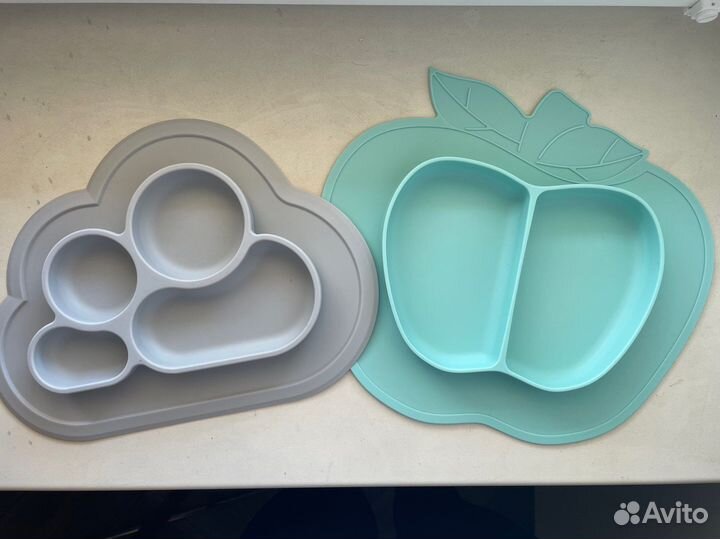 Тарелки силиконовые детские