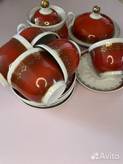 Чайный сервиз Рубин Барановка