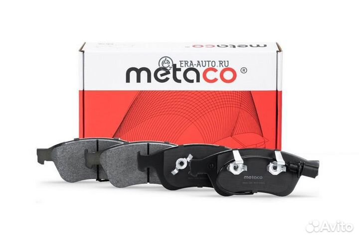 Metaco 3000-348 Колодки тормозные передние к-кт