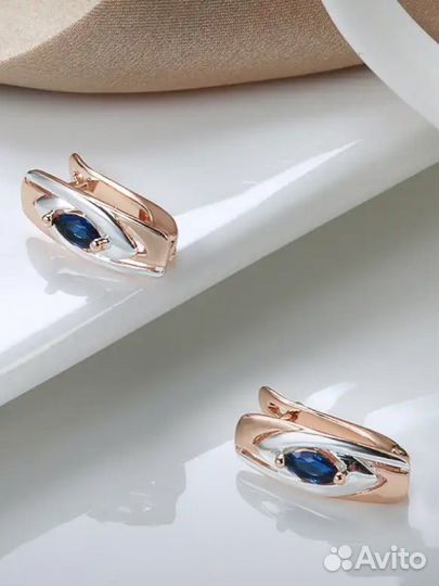 Комплект серьги + кольцо