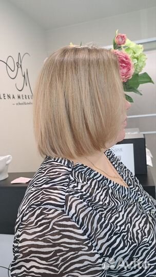 Окрашивание волос модель