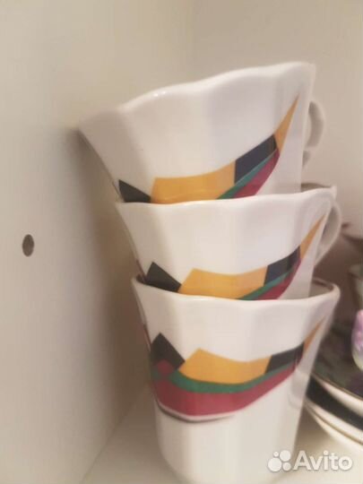 Кофейный сервиз, новый 2 штуки