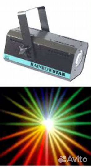 Светомузыка Rainbowstar Полицвет Mic Линза 250WPro