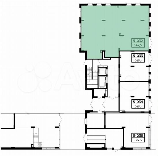 Аренда торговое помещение площадью 149.8 кв.м