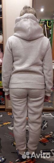 Костюм жен спортивный на флисе 44-46