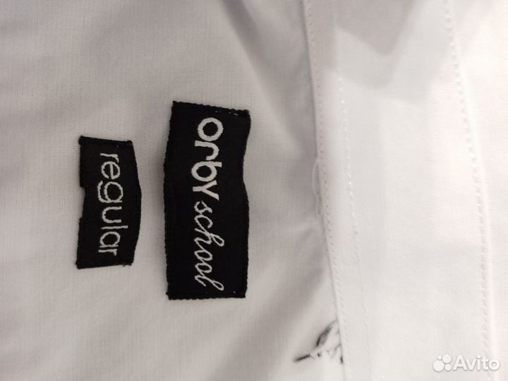 Рубашка белая школьная