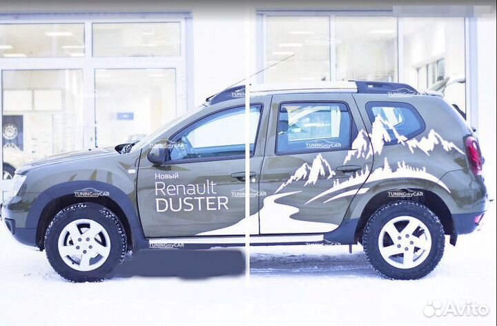 Комплект накладок на арки Renault Duster 2015+