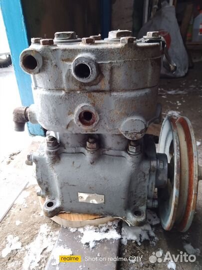 Компрессор двухцилиндровый камаз маз