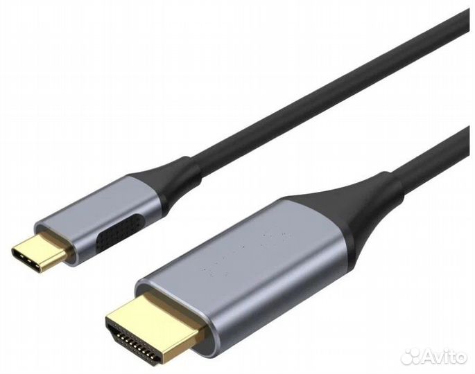 Кабель видео адаптер USB-C на DisplayPort KS-is KS