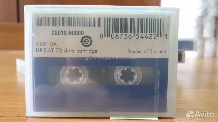 Картридж для стримера HP DAT 72 C8010A новый