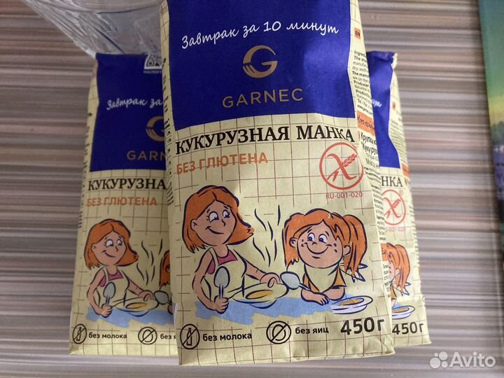 Кукурузная манка Garnec