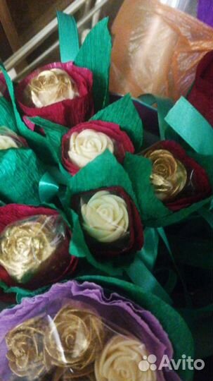 Букет из шоколадных роз