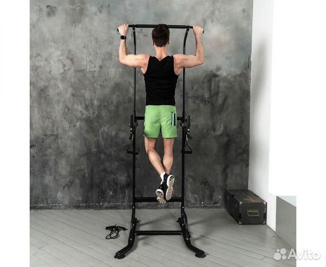 Турник-брусья c эспандерами G-0000-8