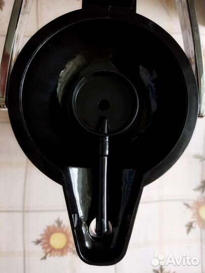 Термос с пневмонасосом со стеклянной колбой