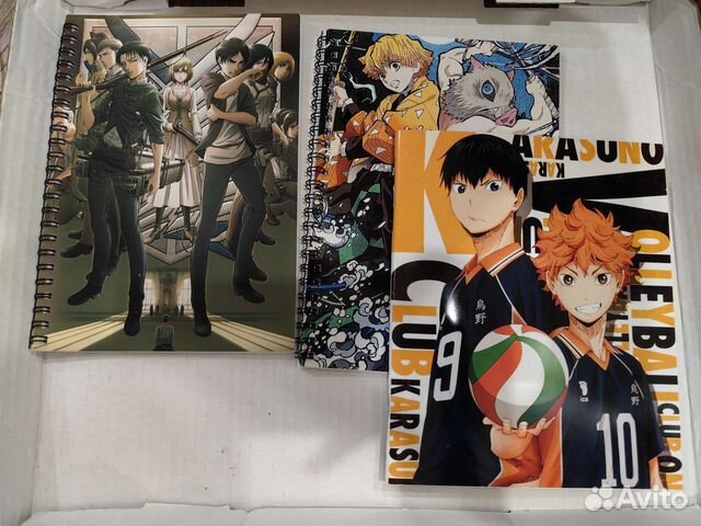 Тетради с аниме
