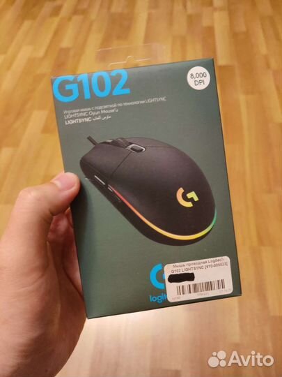 Игровая мышь logitech g102