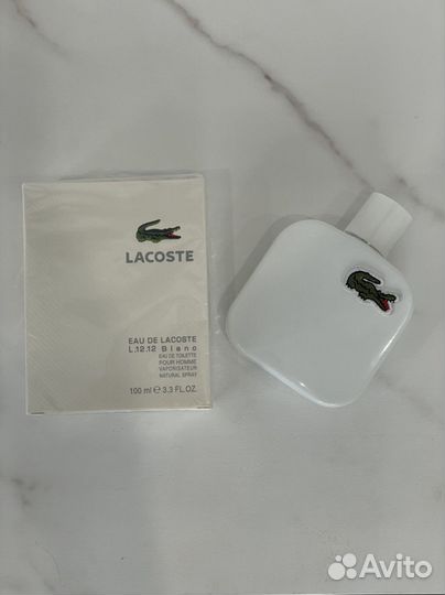 Мужские духи Lacoste L.12.12 Blanc 100 мл