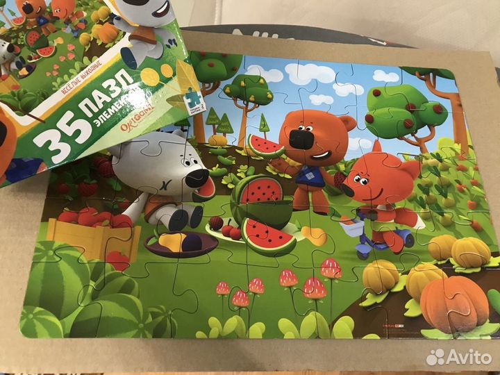 Крупные пазлы 3+ (3 набора)